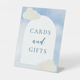 水彩雲9ベビーシャワーカード&ギフト 台座サイン