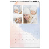 水彩雲 | 36写真 カレンダー (2月 2027)