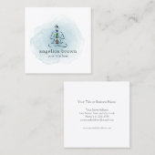 水彩霊気マスターとチャクラ名刺 スクエア名刺 (正面/裏面)