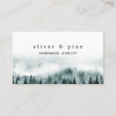 水彩霧の山 名刺 (正面)