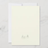 水彩霧の森レトロ素朴結婚ズ 招待状 (裏面)