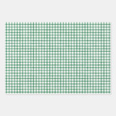 水彩霧松クリスマスツリーの森 ラッピングペーパーシート (正面3)