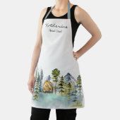 水彩霧素朴の森マウンテンキャビン エプロン (インサイチュ)