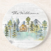 水彩霧素朴の森マウンテンキャビン コースター (正面)
