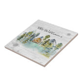 水彩霧素朴の森マウンテンキャビン タイル (側面)