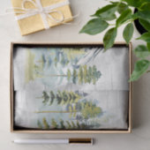 水彩霧素朴の森マウンテンキャビン 薄葉紙 (ギフト)