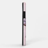 水彩青いインコと花 Case-Mate iPhoneケース (裏面/右)