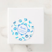 水彩青いポープリント フェイバータグ (インサイチュ)