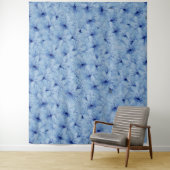 水彩青いワイルドフラワーブーケ タペストリー (インサイチュ)