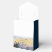 水彩青い山々パイン結婚ズ フェイバーボックス (オープン)