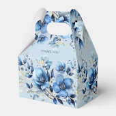 水彩青い花好きボックス フェイバーボックス (裏面サイド)