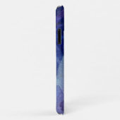水彩青い電話iPhoneケース Case-Mate iPhoneケース (裏面/右)