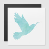 水彩青い鳩 (正面/裏面)