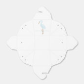 水彩青い鶴 フェイバーボックス (折り畳みなし)