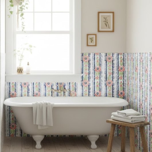 水彩青お洒落緑の装飾 タイル