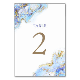 水彩青インクテーブル番号2 テーブルナンバー