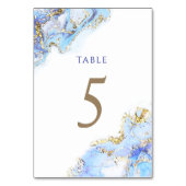 水彩青インクテーブル番号5 テーブルナンバー (裏面)