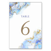 水彩青インクテーブル番号6 テーブルナンバー (裏面)