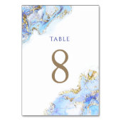 水彩青インクテーブル番号8 テーブルナンバー (裏面)
