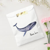 水彩青クジラ フェイバーバッグ (封をした状態)