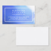 水彩青グラデーション 名刺 (正面/裏面)