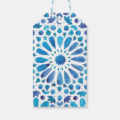 水彩青タイル ギフトタグ (裏面)