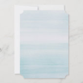 水彩青バチェロレッテ。航海の 招待状 (裏面)