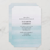 水彩青バチェロレッテ。航海の 招待状 (正面/裏面)