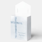 水彩青十字バプテスマの好意ボックス フェイバーボックス (オープン)