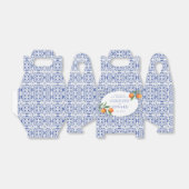 水彩青地中海の結婚色 フェイバーボックス (折り畳みなし)