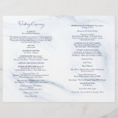 水彩青大理石フローラ結婚マスプログラム (裏面)