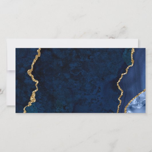 水彩青大理石金ゴールドギフト証明書 (裏面)