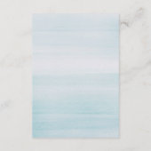 水彩青宿泊施設。結婚詳細 エンクロージャーカード (裏面)