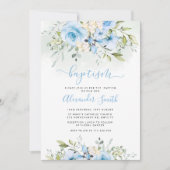 水彩青少年バプテスマ 招待状 (正面)