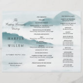 水彩青山三重ウェディングプログラム (正面)