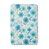 水彩青春の花エレガント植物学 バスマット (正面縦)