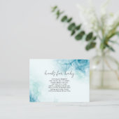 水彩青本ベビーカード エンクロージャーカード (スタンド正面)