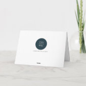 水彩青松 |新年のあいさつ シーズンカード (裏面)