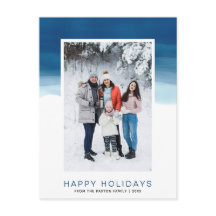 水彩青波ハッピーホリデーフォト