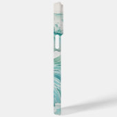 水彩青波名前をカスタムする Case-Mate iPhoneケース (裏面 / 右)