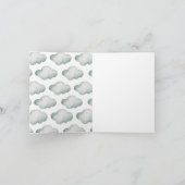 水彩青熱気球Mr.OneDerful Boy 招待状 (内部)