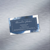 水彩青瑪瑙ゲード マグネット名刺 (インサイチュ)