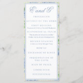 水彩青白あじさいクレストプログラム メニュー (正面)