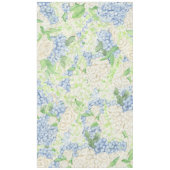 水彩青白あじさい結婚の テーブルクロス (正面)