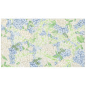 水彩青白あじさい結婚の テーブルクロス (正面(横))