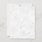 水彩青磁の多肉結婚式rsvp 出欠カード (裏面)