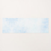 水彩青空パーソナライズされた ヨガマット (裏面(横))