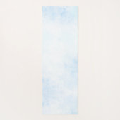 水彩青空パーソナライズされた ヨガマット (裏面)