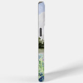 水彩青紫色の花草山 Case-Mate iPhoneケース (裏面 / 右)