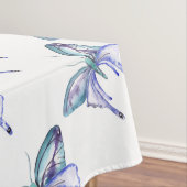 水彩青紫色蝶 テーブルクロス (インサイチュ)